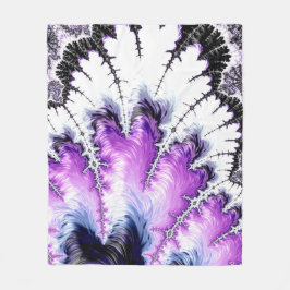 Modern färggrafik - Fractal Art Fleecefilt