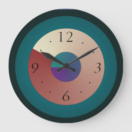 modern, färglös atmosfärisk stor klocka