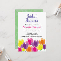 Modern färglös blommigt Inbjudningskort för möhipp