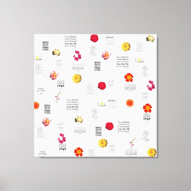 Modern färglös daglig Roligt - offerter Canvastryck (Framsida)