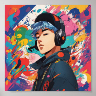 modern, färglös formgivning poster