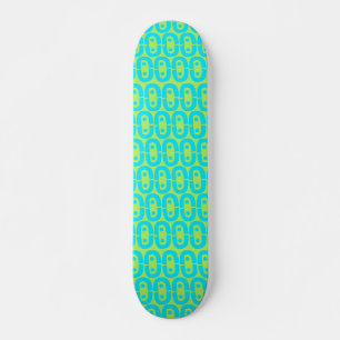 modern färglös mönster mini skateboard bräda 18,5 cm