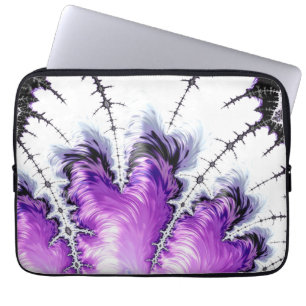 Modern färglös övertoningsram laptop fodral