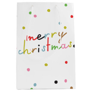 modern färglös retro-polka punkt GOD JUL