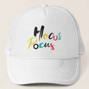 Modern, färglös, roligt, coola, trendig Hocus Pocu Keps