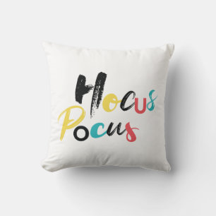 Modern, färglös, roligt, coola, trendig Hocus Pocu Kudde