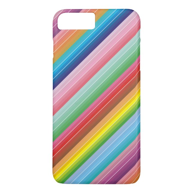 Modern färglös stripe mönster anpassningsbar Case-Mate iPhone skal (Baksida)