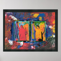 Modern färglös vattenfärg 2 Frihetsgudinnan