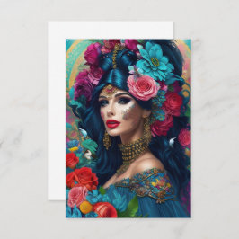 Modern, färglöst, platt kort för alla Tillfälle