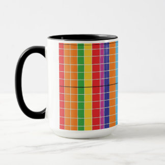 Modern Färgrik Abstrakt Geometrisk Kaffe Mugg  Bol