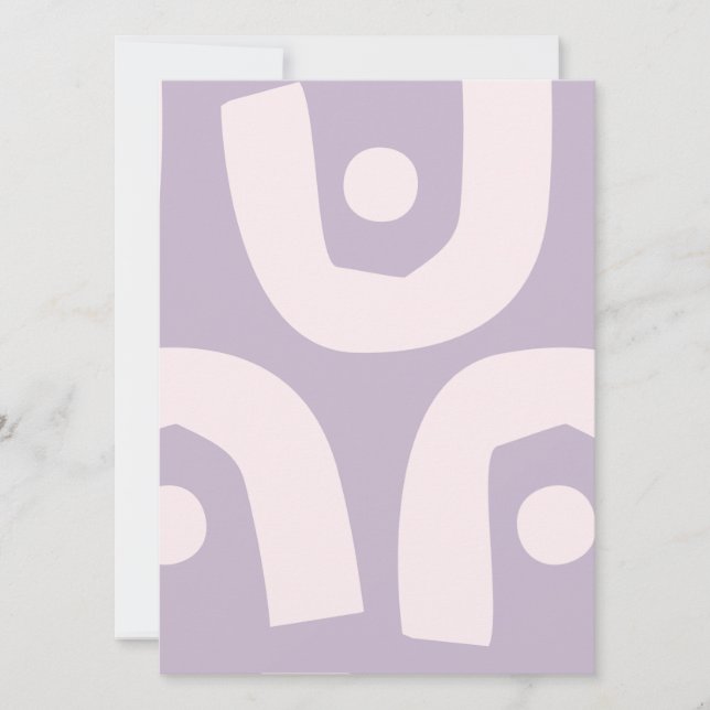 Modern färgrik design upprepad mönster meddelande (Framsida)
