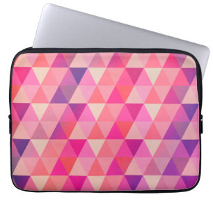 Modern färgstark Abstrakt Geometric Mönster Laptop Fodral