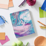 Modern färgstark Abstrakt Marble Swirls GR3 iPad Skydd<br><div class="desc">Coola moderna trendigets färgstarka abstrakt-marmor-snurrar. Anpassningsbar monogram</div>