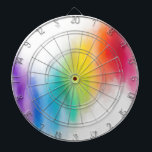 Modern färgstark Abstrakt Regbow Färg Darttavla<br><div class="desc">Modern färgstark Abstrakt Rainbow Färg Rosa Blue Lila Grönt Trendig Template Dartboard.</div>