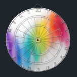 Modern färgstark Abstrakt Regbow Färg Darttavla<br><div class="desc">Modern färgstark Abstrakt Rainbow Färg Rosa Blue Lila Grönt Trendig Template Dartboard.</div>