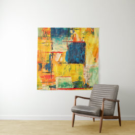 Modern färgstark Abstrakt - uttryck