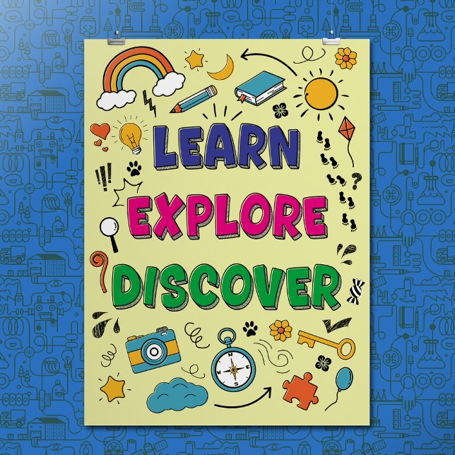 Modern färgstark doftskiss inspirationsoffert poster (Skapare uppladdad)