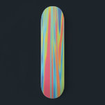 Modern färgstark holografisk boarder mini skateboard bräda 18,5 cm<br><div class="desc">Modern holografisk tittar-multifärgad-plattform för din favoritgatuskater som surfar på sidopromenaden eller slå rör. Unikt tittar däck för alla skridskor.</div>