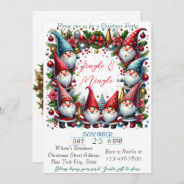 Modern färgstark jultema julkort