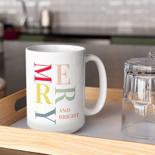 Modern färgstark nyhet och ljus | GLAD HELG Kaffemugg (Skapare uppladdad)