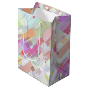 Modern färgstark och ljus Abstrakt Geometric Art