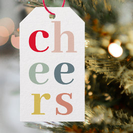 Modern färgstark ost | Pastel Färg Presentetikett