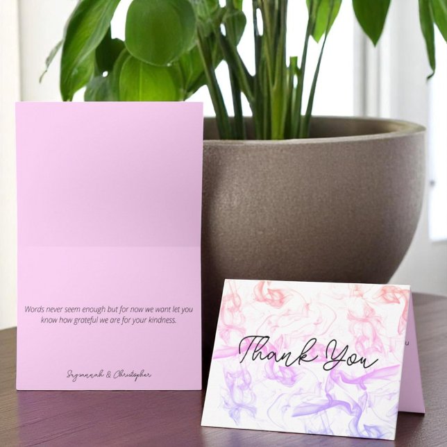 Modern färgstark regnbågsmaster som matchar insida anteckningskort (cover and inside thank you template greeting card)