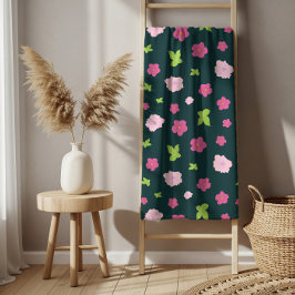 Modern färgstark romsk Blommönster Trendig B