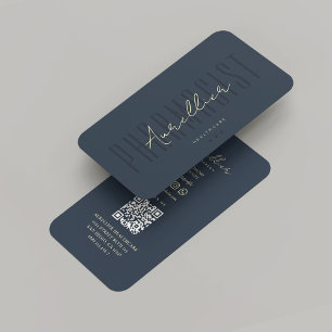 Modern farmaceutisk Professionell Blue Visitkort