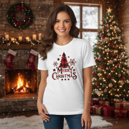 Modern Farmhouse Buffalo Play God jul T Shirt
