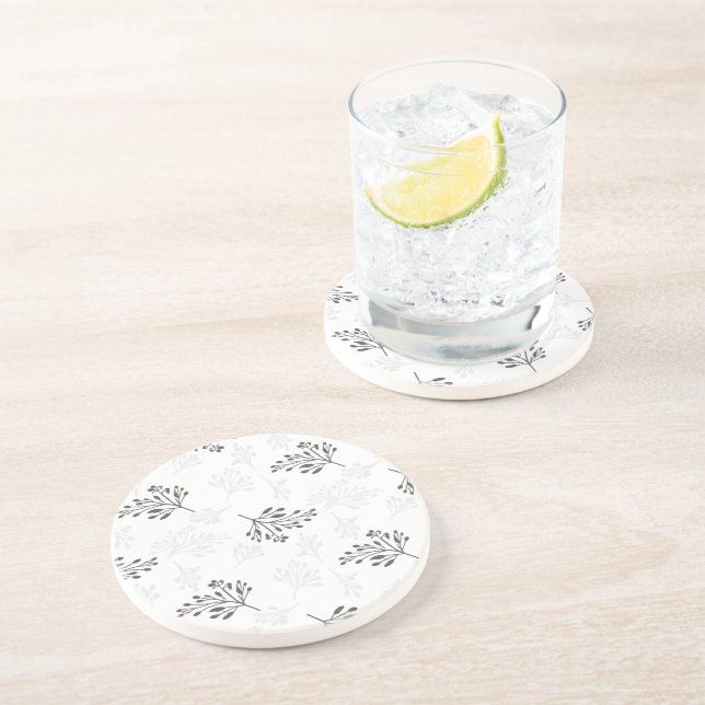 Modern Farmhouse Decorative Coaster - Rustic Chic  Underlägg (Sidan)