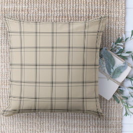 Modern Farmhouse Grått & Cream Couch Kudde