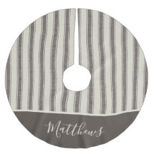 Modern Farmhouse Grått Ticking jul