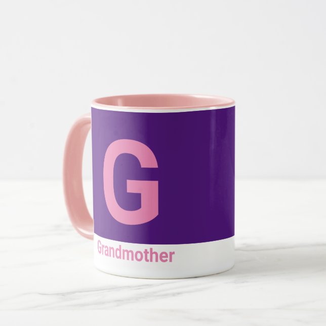 Modern farmor Brev-kaffe Mugg (Framsida vänster)