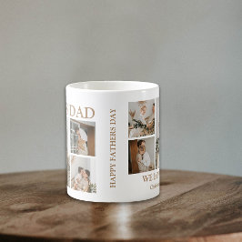 Modern Fars Dag | 6 Fotosammanställning Kaffemugg