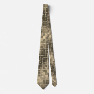 Modern Fars Dag Bröllop Guld Glitter Gnistrande Slips