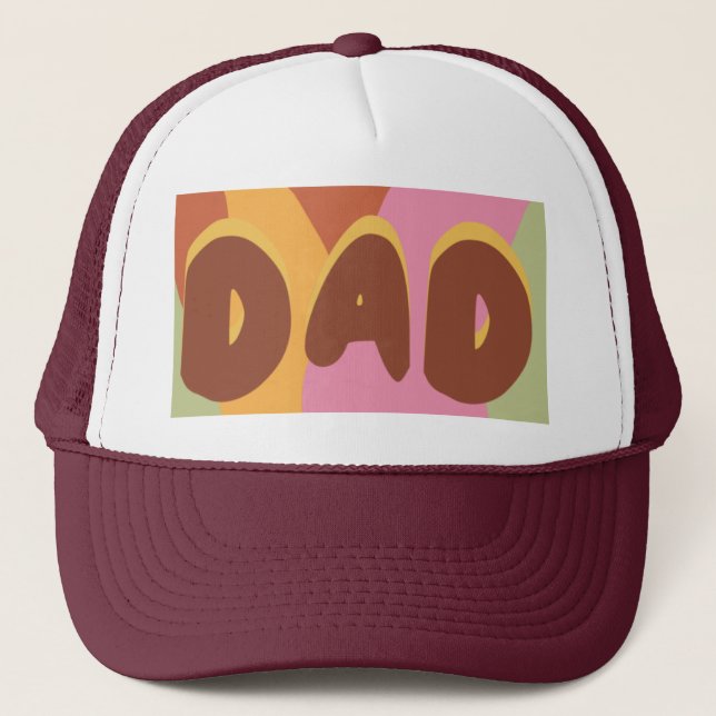 Modern Fars Dag Retro Handritad Font Keps (Framsida)