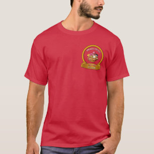 Modern Fast Food Restaurator Anpassningsbar Logoty T Shirt