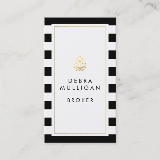 Modern fastighet Businesscards Visitkort (Framsida)