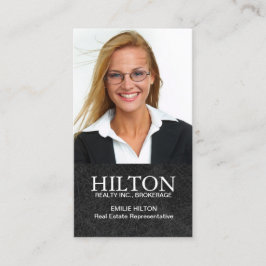 Modern fastighetsmäklarevisitkort visitkort