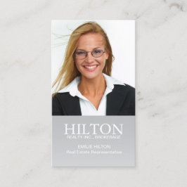 Modern fastighetsmäklarevisitkort visitkort