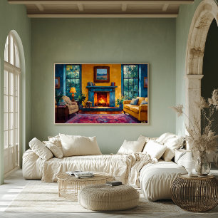 Modern Fauvism Konstsamling - Levande Färger Poster