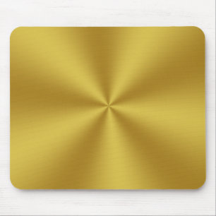Modern Faux Brushed Guld Musmatta
