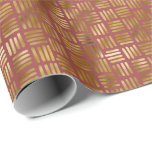Modern Faux Foil Linjer | Juli-Helgdag Presentpapper<br><div class="desc">Modern Faux Foil Linjer | Julens Helgdag Papper *ej äkta folie</div>