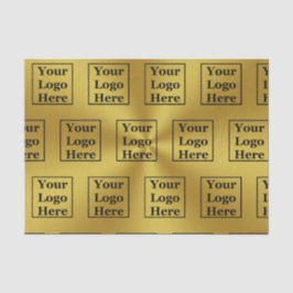 Modern Faux Guld-mall din Logotyp här