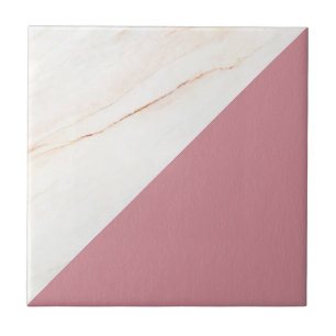 Modern Faux Ro Guld Marble Kakelplatta