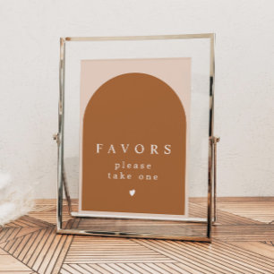 Modern favoritsignatur för MIN-Orange i bågverk Poster