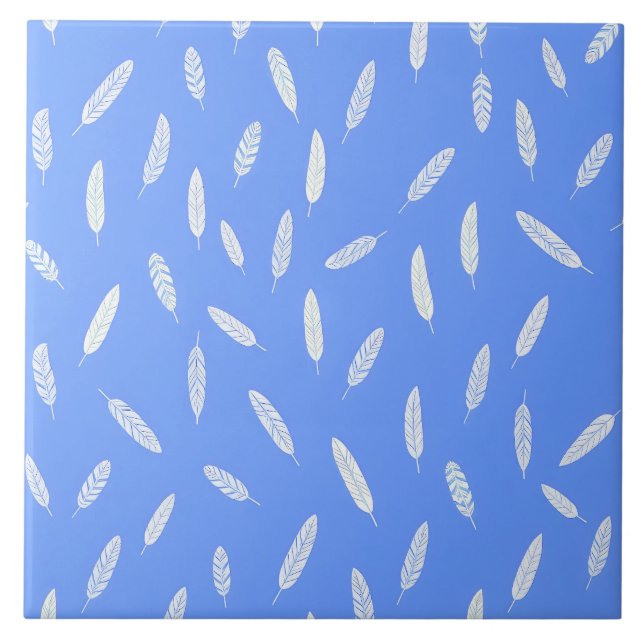 Modern Feathers Lyx Boho Kollektion Kakelplatta (Framsidan)