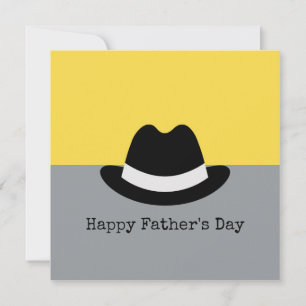 Modern Fedora Colorblock Fars dag Kort
