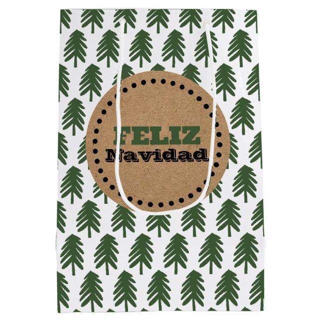 Modern Feliz Navidad Julgran (Baksidan)